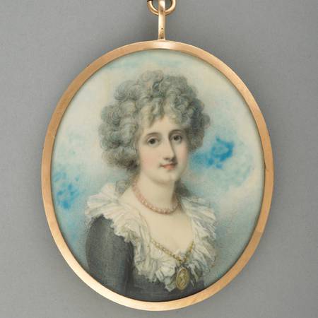 A miniature of the 3rd Marchioness of Hertford