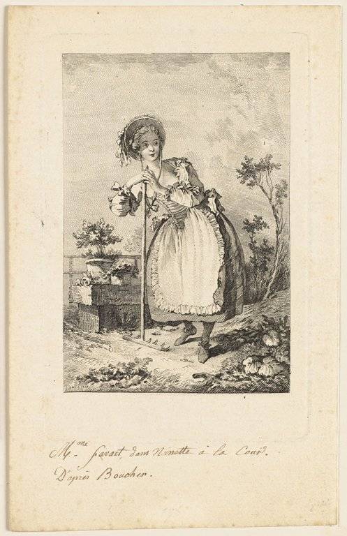 Jacques Philippe, Madame Favart, dans Ninette à la cour, circa 1754 © GrandPalaisRmn (Musée du Louvre) / Michel Urtado