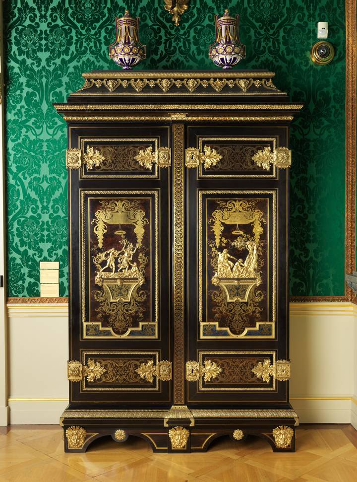 Wardrobe, attributed to André-Charles Boulle, about 1700 (F61).