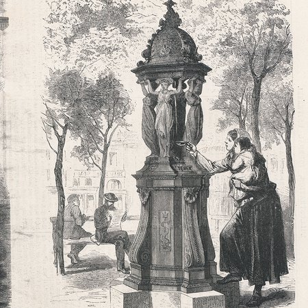 Fountain, Illustration 1872