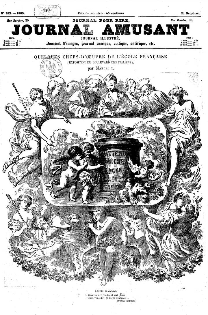 26 October 1860, Journal Amusant. Source: gallica.bnf.fr / Bibliothèque nationale de France.