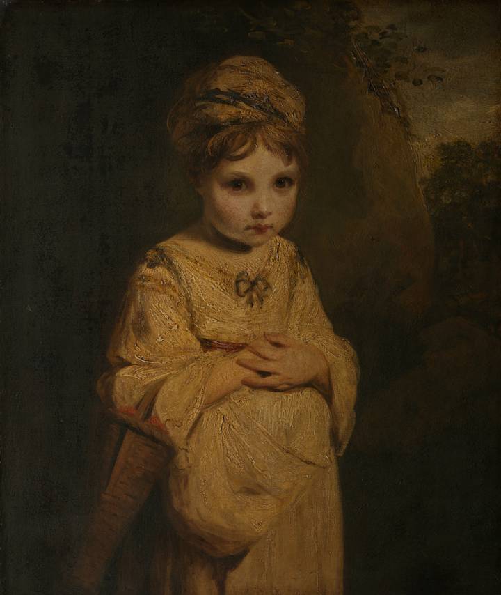 Joshua Reynolds, The Strawberry Girl, after 1773. The Wallace Collection (P40).