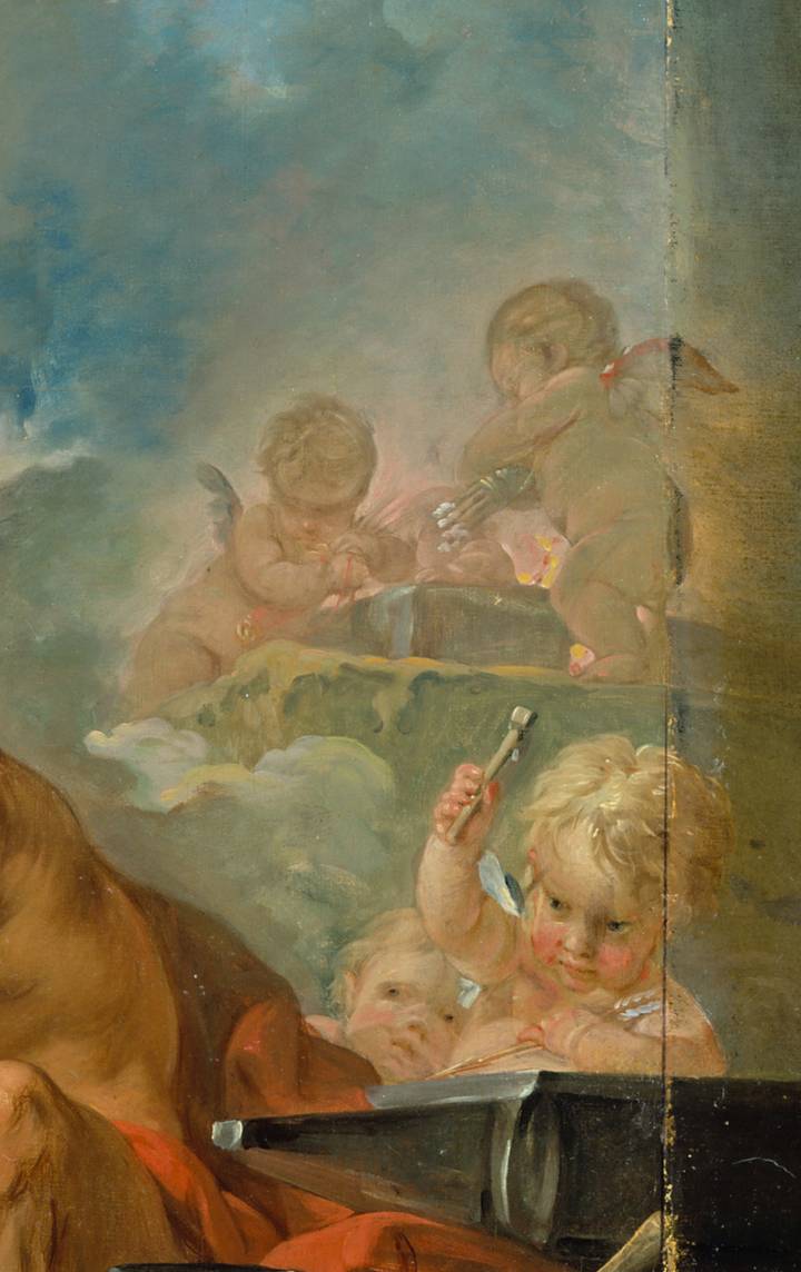 Detail, François Boucher, Venus and Vulcan, 1754 (P429)