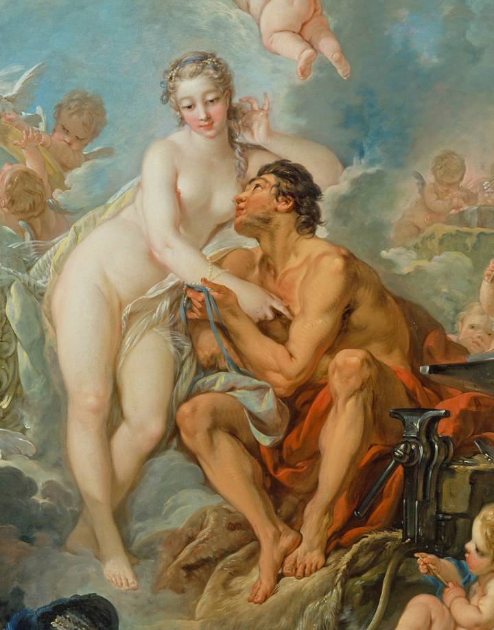 Detail, François Boucher, Venus and Vulcan, 1754 (P429)