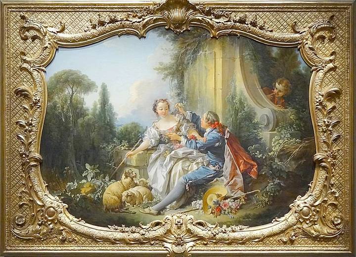 Francois Boucher, The Galant Shepherd, Hôtel de Soubise © Hôtel de Soubise CC-BY-NC-ND 4.0