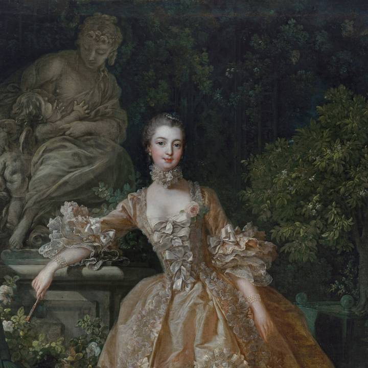 woman and group in theatre