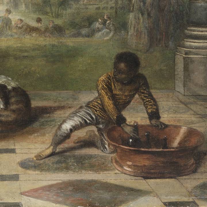 woman and group in theatre