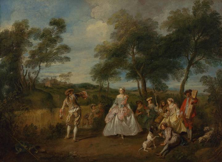 Pastoral Dance, Nicholas Lancret, circa 1740 © Museum Boijmans Van Beuningen)